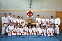 Glückliche Karate-Kids