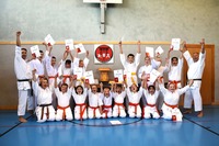 Glückliche Karate-Kids
