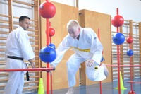 Glückliche Karate-Kids