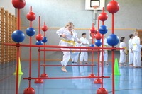 Glückliche Karate-Kids