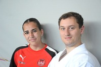 Glückliche Karate-Kids