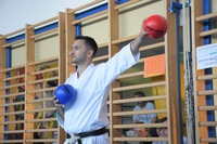 Glückliche Karate-Kids