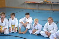 Glückliche Karate-Kids