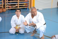 Glückliche Karate-Kids