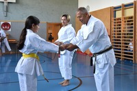 Glückliche Karate-Kids
