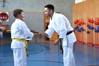 Glückliche Karate-Kids