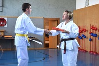 Glückliche Karate-Kids