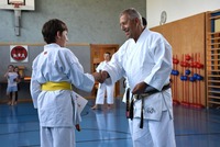 Glückliche Karate-Kids