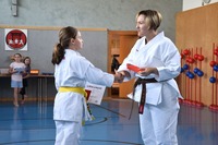 Glückliche Karate-Kids