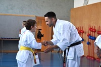 Glückliche Karate-Kids