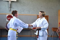Glückliche Karate-Kids