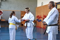 Glückliche Karate-Kids