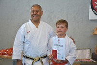 Glückliche Karate-Kids