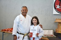 Glückliche Karate-Kids