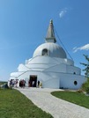 Meditation in der Friedens-Stupa in Grafenwörth