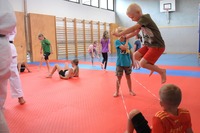 Spiel, Spaß und Karate beim Ferienspiel