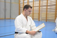 Feierliche Dan-Zeremonie für Jakob Pachtrog