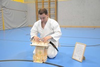 Feierliche Dan-Zeremonie für Jakob Pachtrog