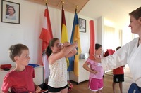 Karate beim Schulsporttag der Volksschule Echsenbach