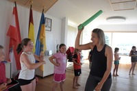 Karate beim Schulsporttag der Volksschule Echsenbach