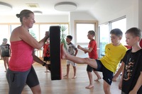 Karate beim Schulsporttag der Volksschule Echsenbach