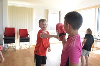 Karate beim Schulsporttag der Volksschule Echsenbach