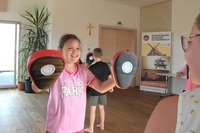 Karate beim Schulsporttag der Volksschule Echsenbach