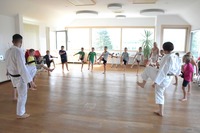 Karate beim Schulsporttag der Volksschule Echsenbach