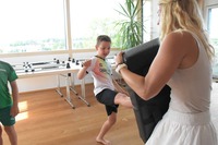 Karate beim Schulsporttag der Volksschule Echsenbach