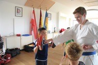 Karate beim Schulsporttag der Volksschule Echsenbach
