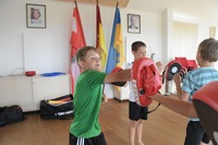 Karate beim Schulsporttag der Volksschule Echsenbach