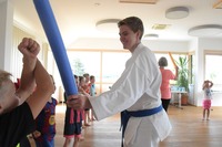 Karate beim Schulsporttag der Volksschule Echsenbach
