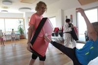 Karate beim Schulsporttag der Volksschule Echsenbach