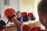 Karate beim Schulsporttag der Volksschule Echsenbach