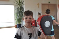 Karate beim Schulsporttag der Volksschule Echsenbach