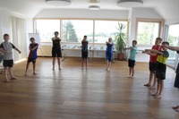 Karate beim Schulsporttag der Volksschule Echsenbach