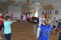 Karate beim Schulsporttag der Volksschule Echsenbach