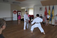 Karate beim Schulsporttag der Volksschule Echsenbach