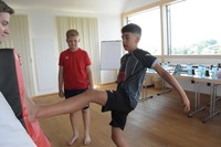 Karate beim Schulsporttag der Volksschule Echsenbach