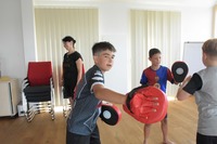 Karate beim Schulsporttag der Volksschule Echsenbach