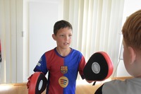 Karate beim Schulsporttag der Volksschule Echsenbach