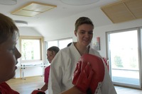 Karate beim Schulsporttag der Volksschule Echsenbach