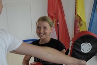Karate beim Schulsporttag der Volksschule Echsenbach