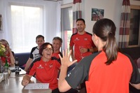 Gelungene &Uuml;berraschung zum 50. Geburtstag von Michaela Stiegler